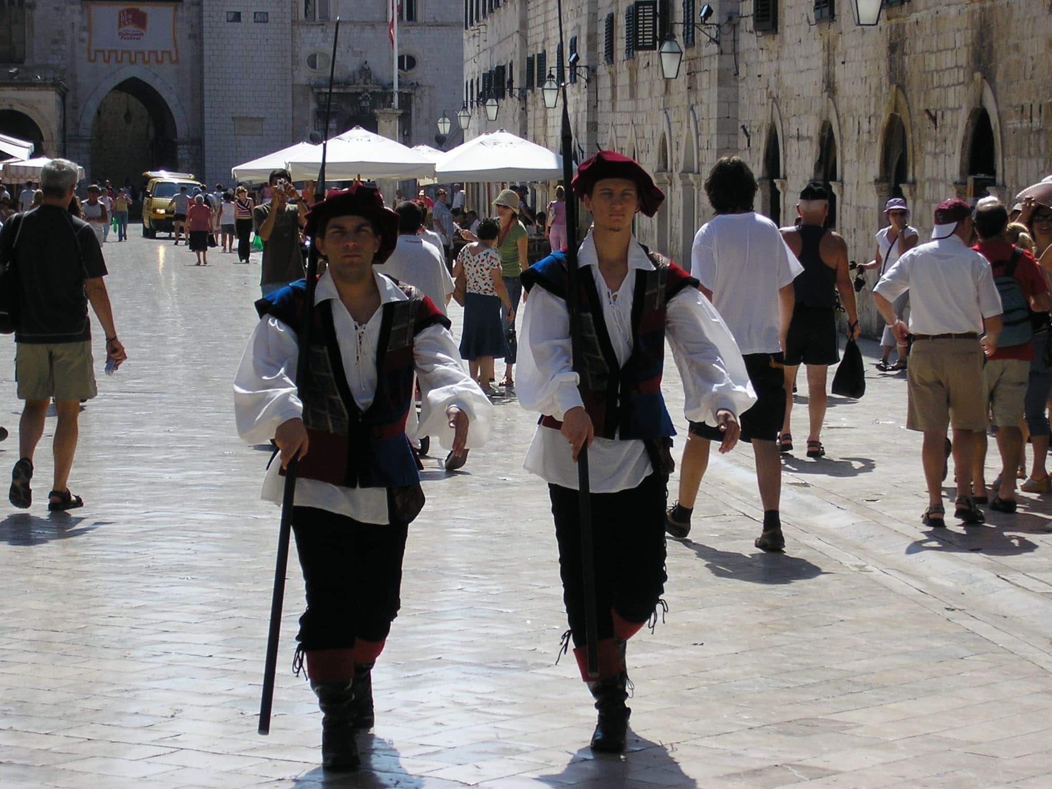 Dubrovnik Old Town guards - Image by Holidays Beckon