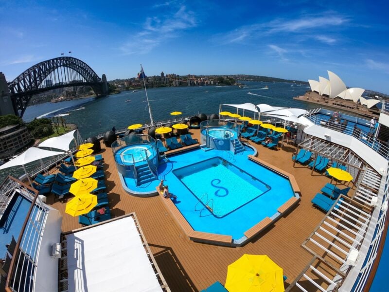 Serenity Pool & Spas Sydney Harbour - Image by Carnival Cruise Lines