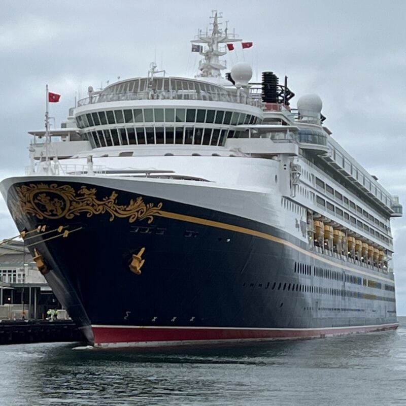 Disney Wonder docks in Melbourne - Image by Warren Morgan Photography