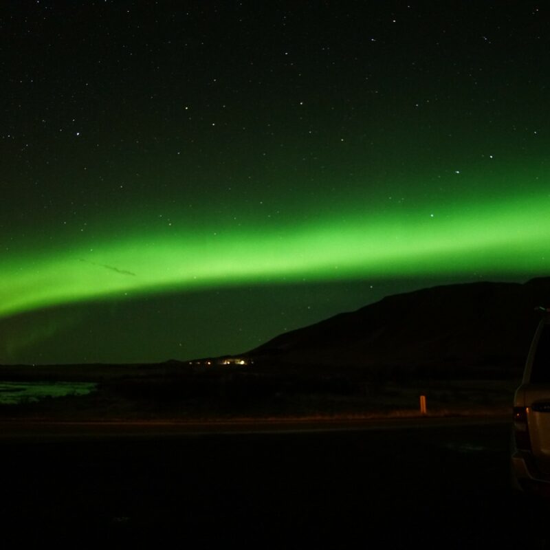 Northern Lights over Reykjavik - Image by Gandri