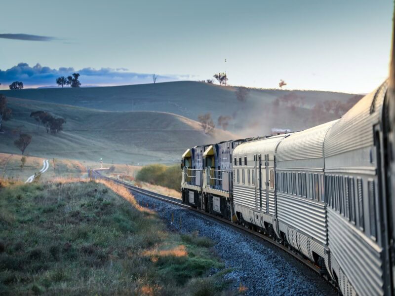 Journey Beyond’s Indian Pacific 50th Train - Bathurst Image: Russell Millard