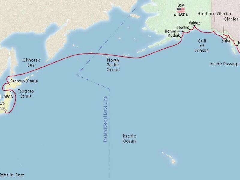 North Pacific Passage Map