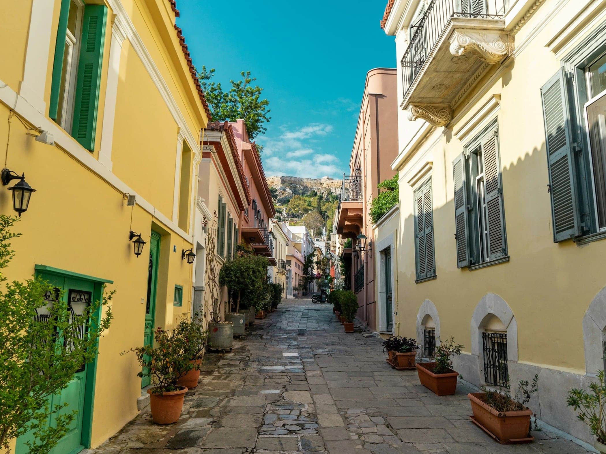 Plaka View Up to the Acropolis - Image by Matt Cramblett on Unsplash