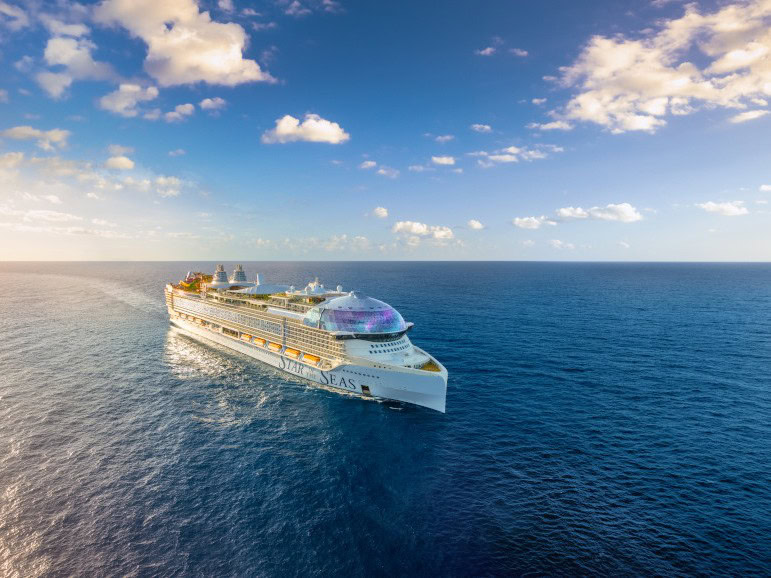 Star of the Seas Aerial Sunset
