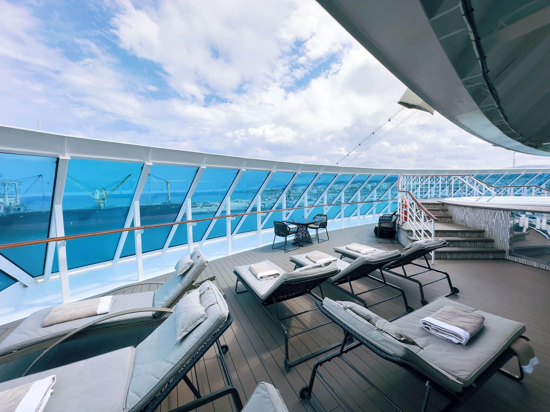 Azamara - Onboard Spa Deck