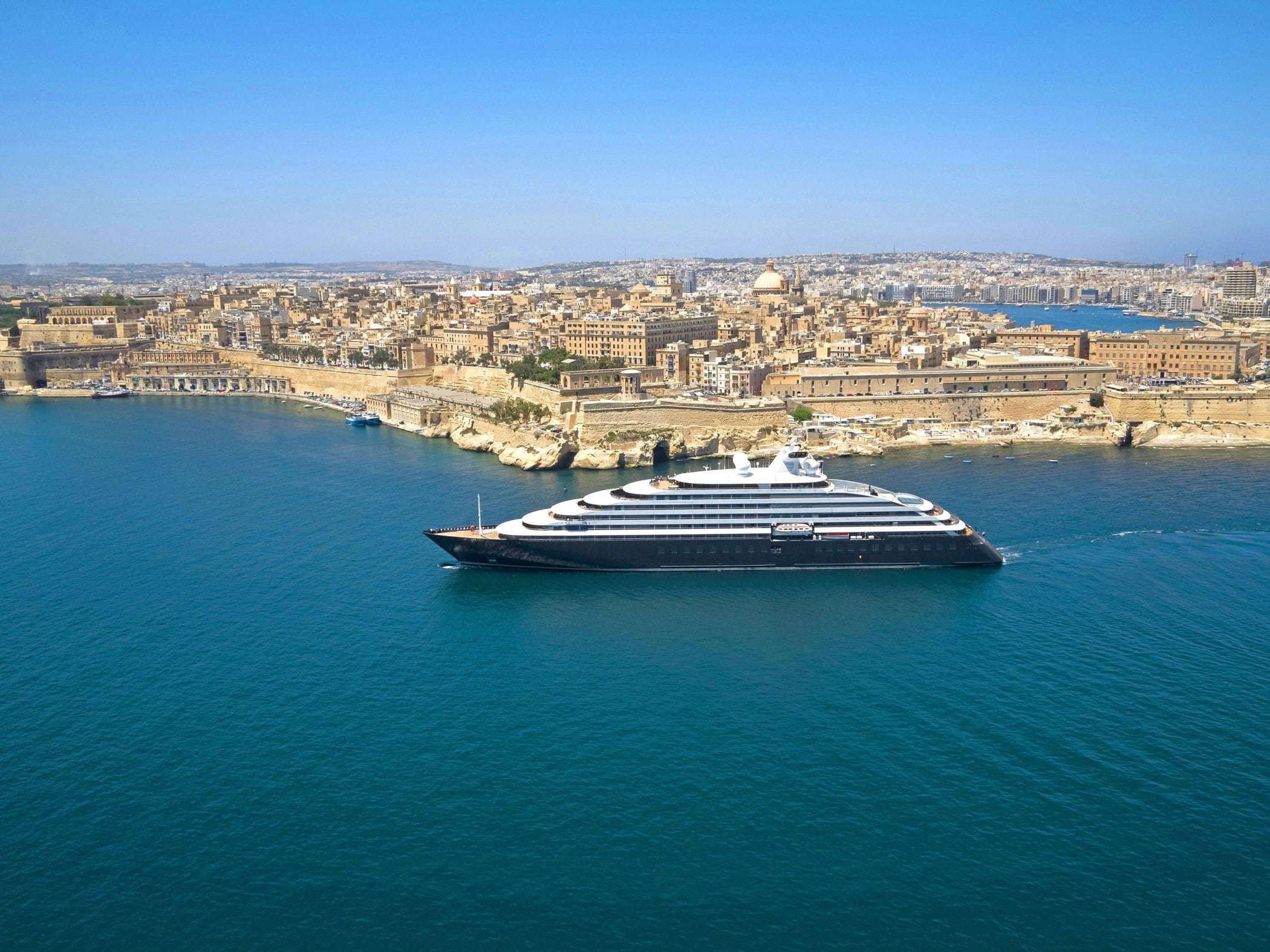 Scenic Eclipse Exterior - Valetta Malta