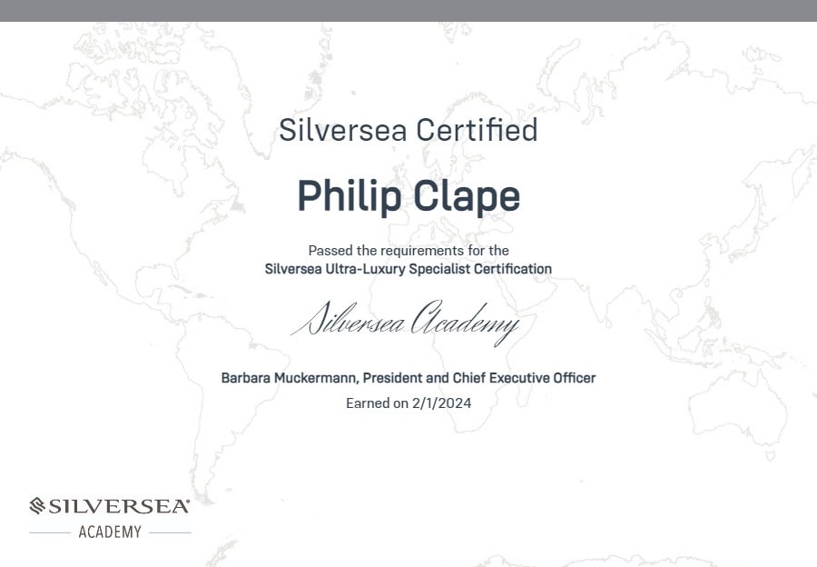Silversea Ultra-Luxury Specialist - Philip Clape